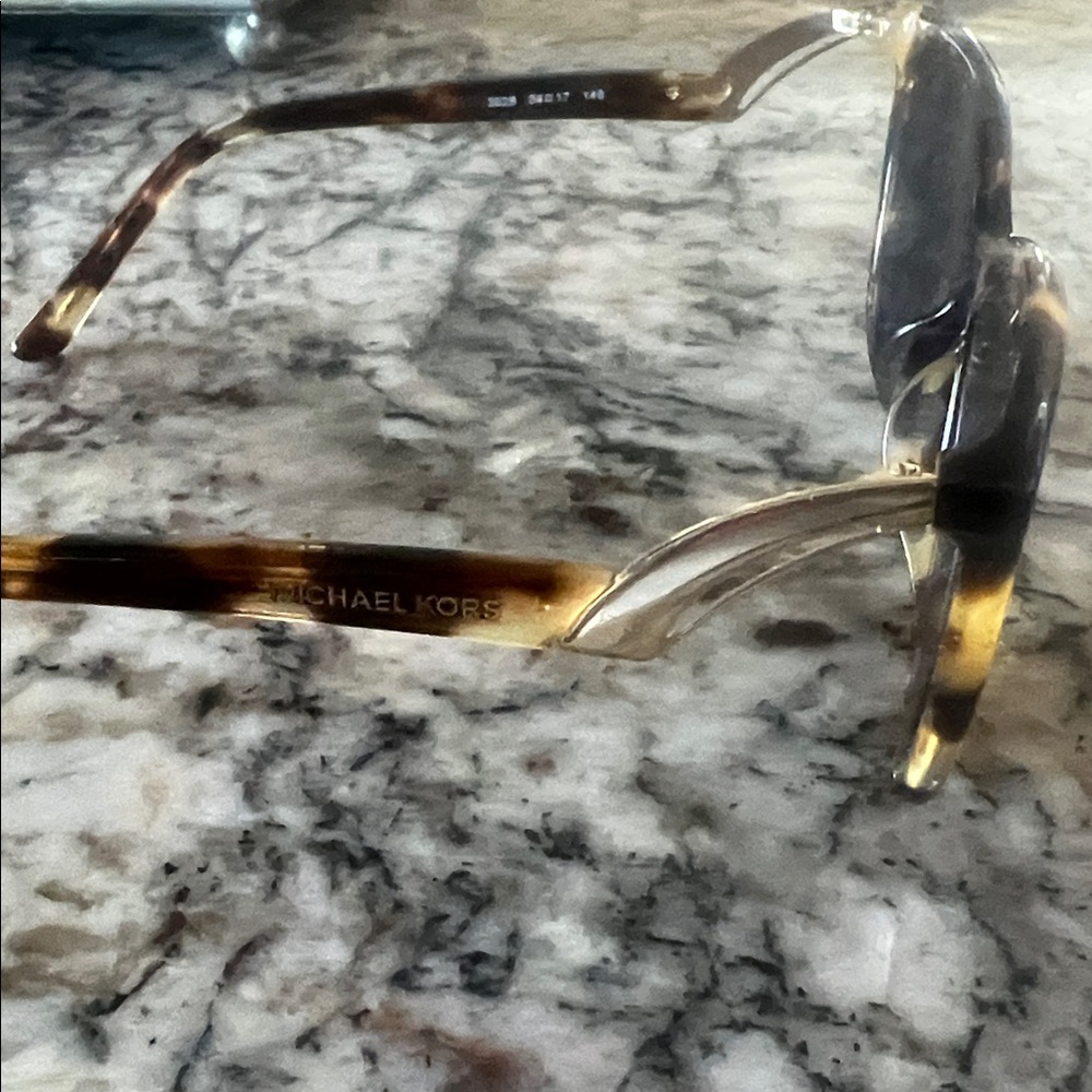 Michael Kors Brown Tortoise Prescription Sunglasses.